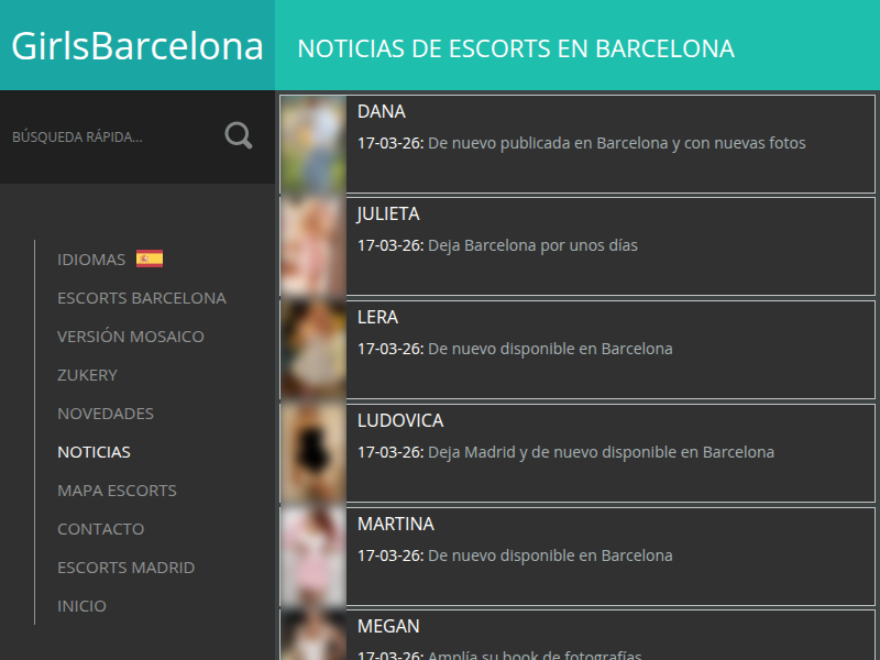 Notícies Escorts Barcelona
